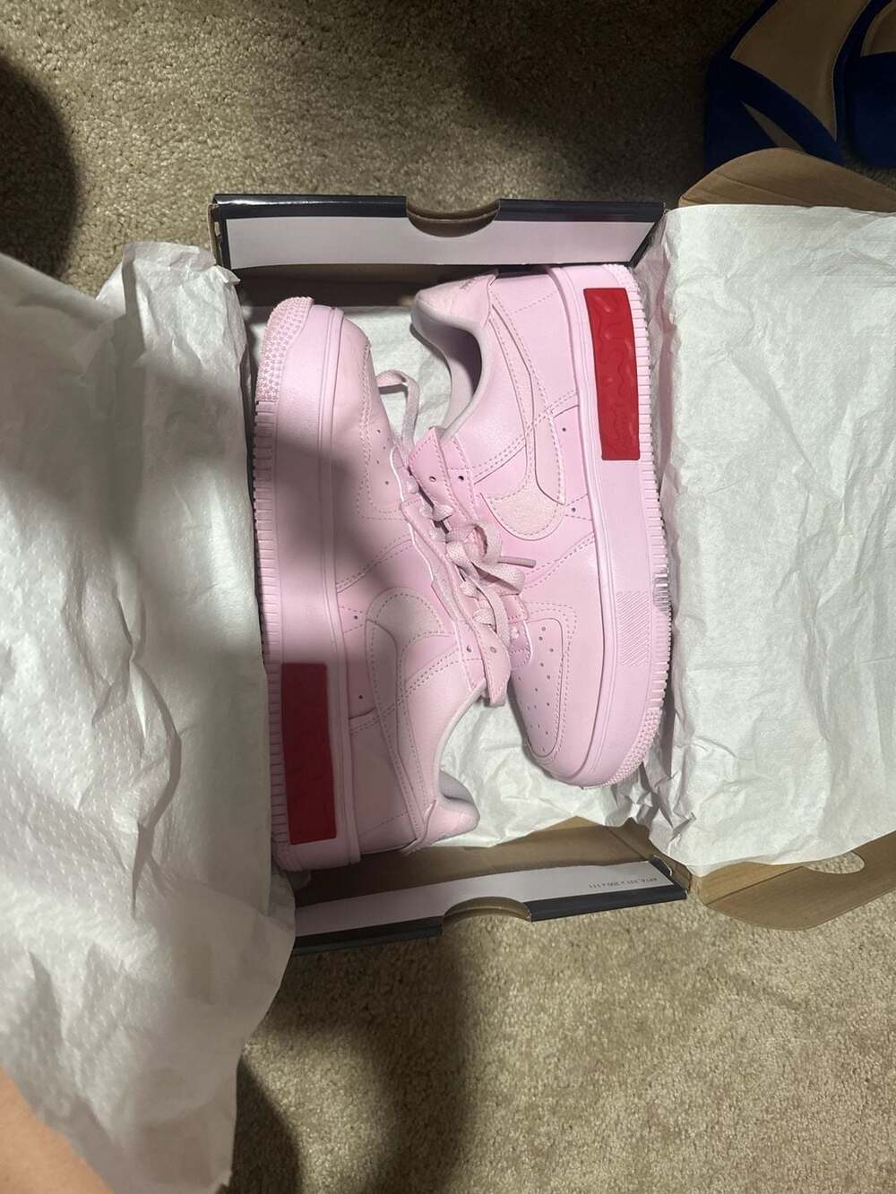 Nike Air Force 1 Fontanka Pink Foam Valentine's Day Shoes